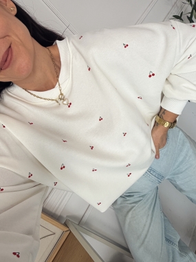 Bluza Wisienki White 