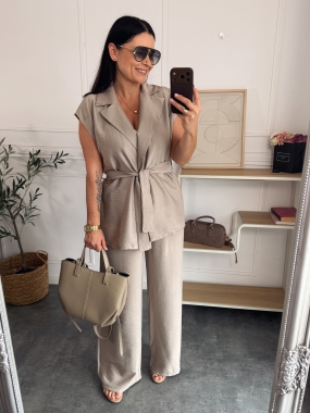 Komplet Vera Beżowy 