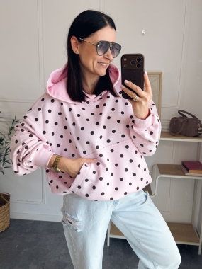 Bluza Grochy Pink