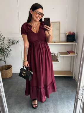 Sukienka Salma Bordo 