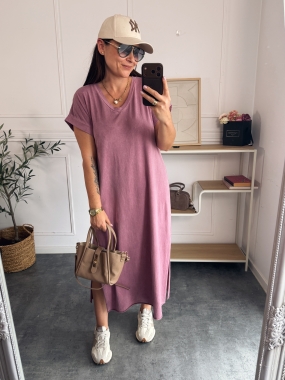 Sukienka Dresowa Mika Pink