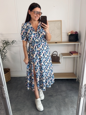 Sukienka Isla Kolorowe Kwiatuszki 