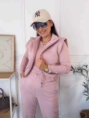 Pre-order Kamizelka Dresowa Riso Pink wysyłka 7-10 dni