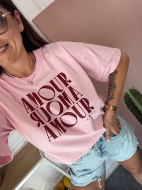 T-shirt Amour Pink 