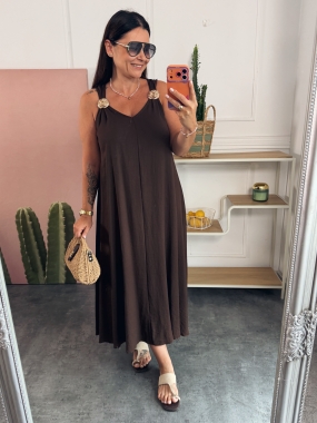 Sukienka Melisa Czekolada