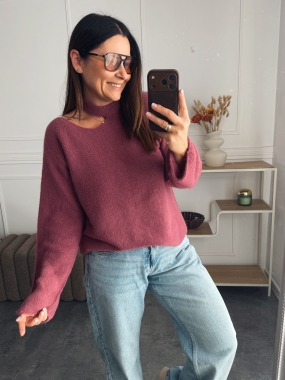 Sweter Baby Alpaka Łezka Jagoda